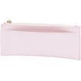 thumbnail image 1 of wonima02 Pencil Pouch for Teens School Office Supplies Pencil Case Cosmetic Bag Zipper (Pink,Faux leather), 1 of 1