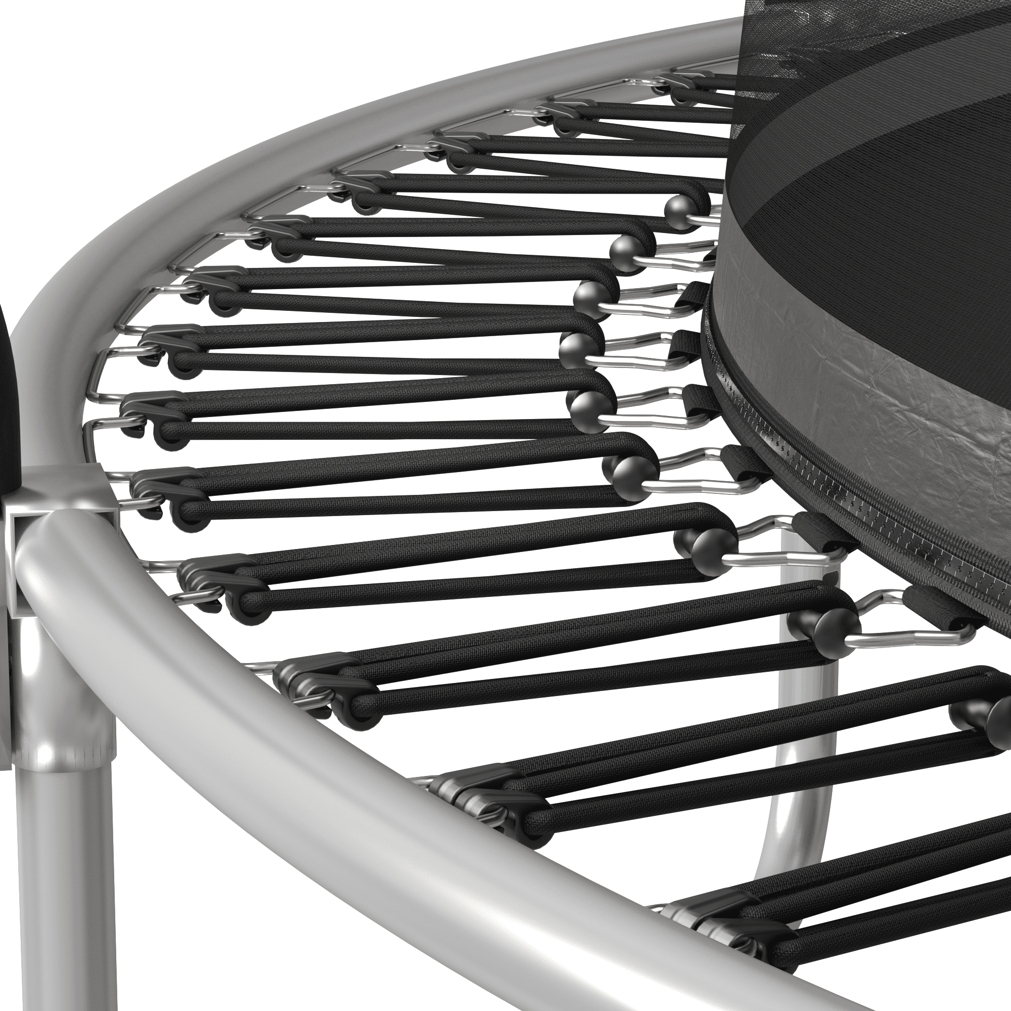 YC 6FT Springfree no Gap Trampoline- Blak