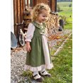 thumbnail image 5 of RUINIXCW Vintage Toddler Baby Girl Halloween Renaissance Dress Baby Ren Faire Costume Kids Girls Spring Fall Clothes Long Sleeve Princess Party Dress, 5 of 10