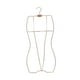 thumbnail image 3 of Percha de hierro para trajes de baño infantiles con forma de cuerpo, soporte organizador multiusos. Oro rosa, 3 of 9