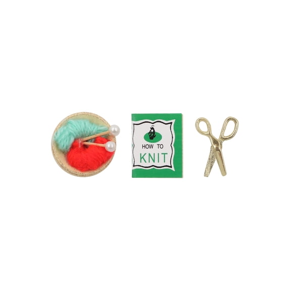 12 Pack: Miniature Knitting Set by Make Market