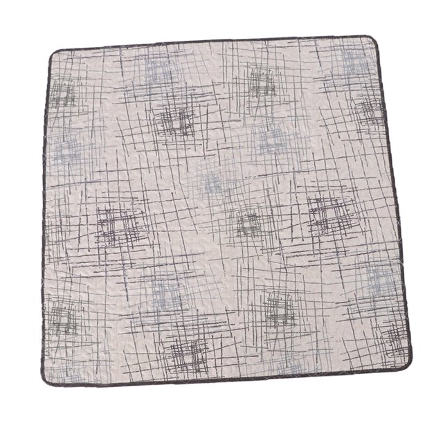 Alfombrilla antideslizante Sunnimix Cojín de asiento 90x90cm Gris claro