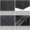 thumbnail image 4 of Gymax Set of 7 Rattan Sofa Set Sectional Conversation Furniture Set Patio Gray, 4 of 6