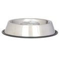 thumbnail image 5 of Iconic Pet 2-Pack Slow Feed Stainless Steel Pet Bowl For Dog or Cat, Medium, 24 Oz, 5 of 6