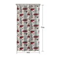 thumbnail image 5 of White Christmas Truck and Tree Pattern Shower Curtain 36"x72" ,Bathroom Decorative Shower Curtains Set with 12 Hooks,Modern Waterproof Washable Shower Curtain, 5 of 6