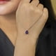 thumbnail image 4 of JeenMata Collar con Colgante Deslizante Solitario de 1,5 Cts Alejandrita Oro Blanco, 4 of 6