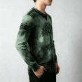 thumbnail image 5 of Men's Long Sleeve Celtic Tree of Life Printed Crew Neck Sweatshirt Retro Celtic Cultural Fashion Long Sleeve Top for Men with Artistic Cultural Design(Green,M), 5 of 5
