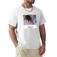 thumbnail image 1 of Camiseta de verano para hombre camisa negra con cuello redondo blusa estampada, 1 of 7