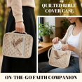 thumbnail image 4 of ZUXONGSY Eagle Forest Print Quilted Bible Cover Case for Women Portable Bible Bag Multifunctional Christian Gift with Pen Holder Handbag for Essentials, 4 of 7