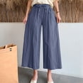 thumbnail image 3 of Pantalones deportivos Gibobby con bolsillo informal liso para mujer gris XXL, 3 of 5