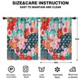 thumbnail image 2 of Blackout Kids Curtains,Pioneer Flower Floral Print Pattern Childrens Insulated Curtains Set Of 2,Bedroom Essentials,Toddler Room Decor 42"x54", 2 of 5