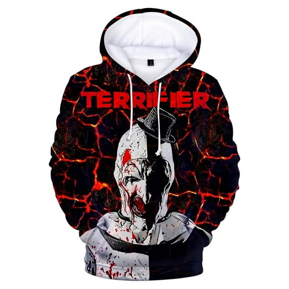 Horror Movie Printed Hoodies Graphic Pullover for Men Women Teen Fashion 3D Sweatshirt