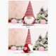 thumbnail image 3 of Fiudx Muñeco de Papá Noel de Tela, Decoración Navideña Hecha a Mano, Cuerpo de Lana Suave y Barba Blanca Larga, con Peso para Ponerse de Pie Fácilmente, Decoración de Mesa Navideña, Regalo para La Fa, 3 of 5