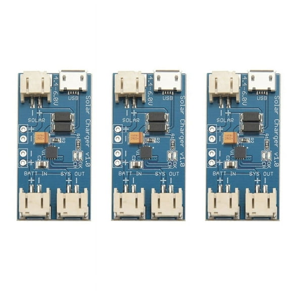 3X Mini Solar Lipo Charger Board CN3065 Lithium Battery Charger Board Module