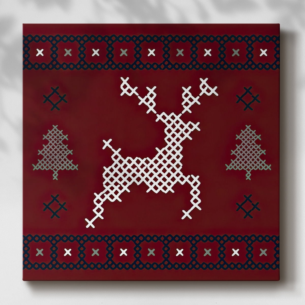 Reindeer Sweater- Gallery Wrapped Canvas