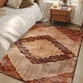 thumbnail image 4 of 3'x5' Area Rugs, Brown Boho Indoor Outdoor Area Rug for Living Room Bedroom, Ethnic Southwestern Modern Geometric Abstract Art Washable Bathroom Rugs Kitchen Floor Carpet Mats Home Decor Aesthetic, 4 of 8