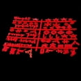 thumbnail image 3 of EIGTHTAIL Red Felt Message Board Letters Christmas Style Felt Letterboard Letters Drawstring Bag Felt Board Letter for Decorations, 3 of 7
