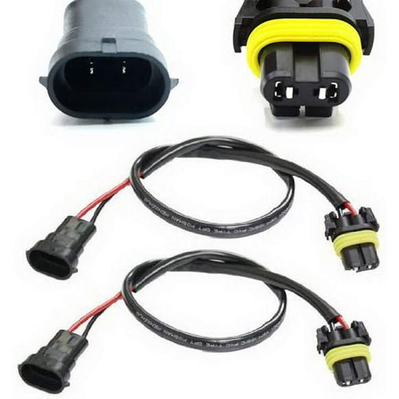 iJDMTOY H11 (H8 or H9) Wire Harness As Xenon Ballast to Stock Socket Xenon Headlight Kit