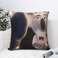 thumbnail image 6 of Movie Sing 2 Throw Pillow Cover Decoration Pillow Case Cushion Home Decor for Home Sofa Couch 16"x16", 6 of 7
