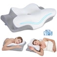 thumbnail image 1 of PAYHUIN Cervical Neck Pillow, Memory Foam Pillows for Relieving Neck and Shoulder Pain, Neck Support Pillow for Side Sleepers, 2, 1 of 9