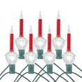 thumbnail image 1 of Novelty Lights Ensemble de Lumières à Bulles, 6 Pieds 7 Ampoules Liquide Rouge avec Paillettes et Bases Claires, 5 Ampoules Watts E12/C7 pour Arbres de Noël Intérieurs, Déco Maison Nostalgique des Fêtes, 1 of 8