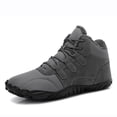 thumbnail image 1 of Mareep Man Solid Color Drawstring Warm Cotton Boots Fleecing Intensification Snow Boots Beautiful Gift Shoes Clearance, 1 of 8