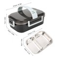 thumbnail image 3 of Fiambrera portátil de acero inoxidable 304, contenedor de comida para acampar al aire libre, Picnic, 700ml Unbranded 3118200111112, 3 of 7