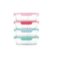 thumbnail image 2 of Ello Color Lock 8pc 3.4 Cup Divided  Glass Meal Prep Set, 2 of 5