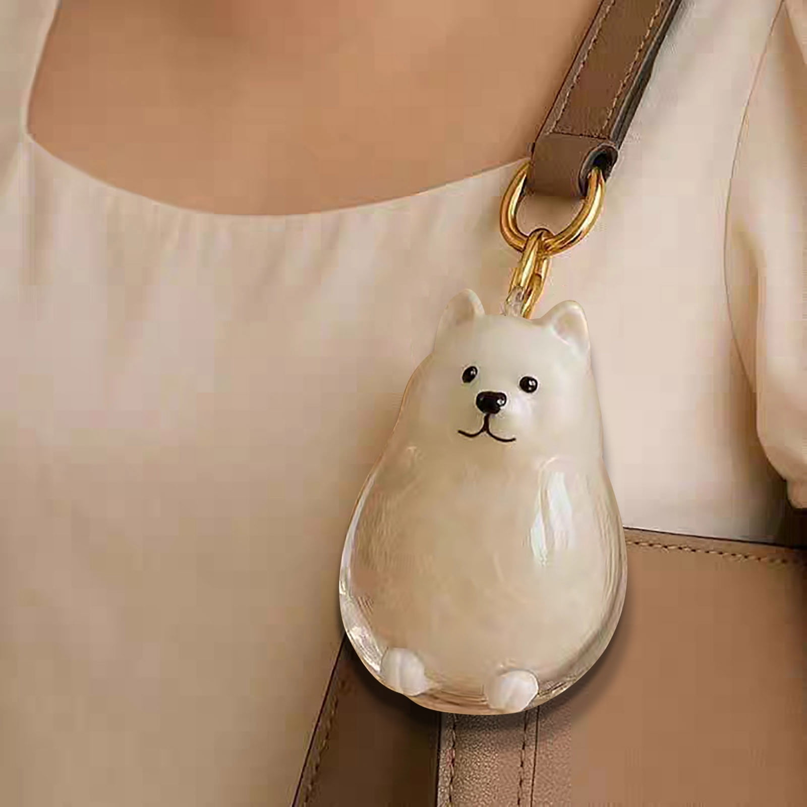 Rkxzt Puppy Pendant,Transparent Pet Keepsake Box with Cute Dog Pendant Decorative Storage for Mementos and Jewelry ecoration Ornaments|Acrylic