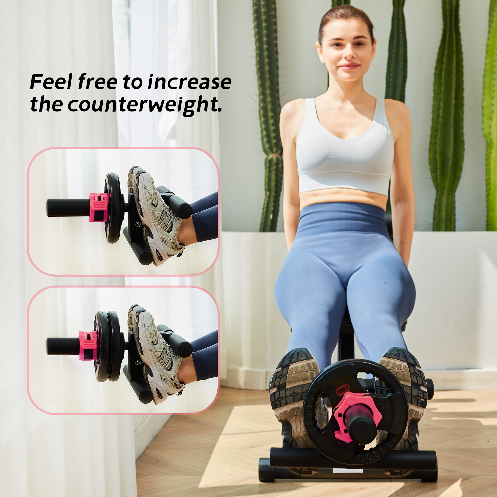 Leikefitness Tibialis Trainer, Tib Bar Raise Machine for Calves, Shins & Ankles Strength Training