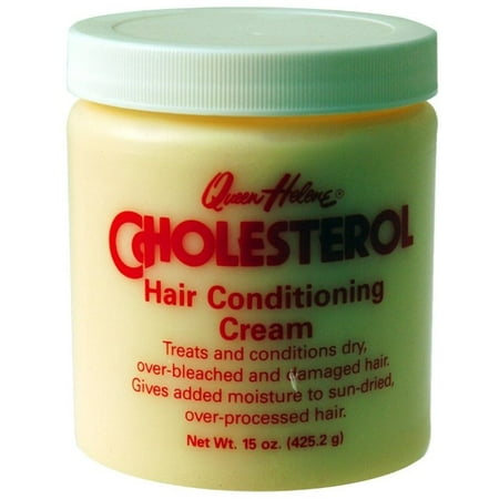 (2 Pack) Queen Helene Hair Conditioning Cream, Cholesterol, 15 (Best Deep Conditioning Treatment For Damaged Hair)