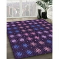 thumbnail image 2 of Ahgly Company Indoor Rectangle Patterned Purple Violet Purple Area Rugs, 2' x 5', 2 of 6