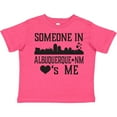 thumbnail image 3 of Inktastic Albuquerque New Mexico Someone Loves Me Skyline Boys or Girls Toddler T-Shirt, 3 of 5