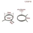 thumbnail image 3 of Door Handle Springs 3PCS Replacement Coil Torsion Spring for Door Lever Knob Latch, 3 of 4