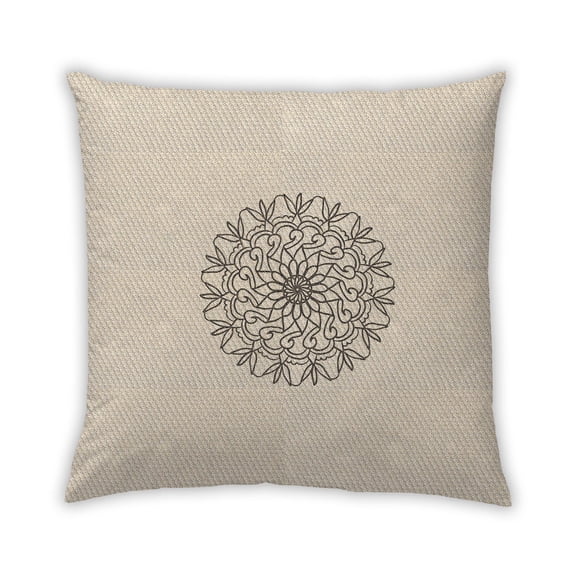Ahgly Company Outdoor Square Contemporary Throw Pillow, 18 inch by 18 inch