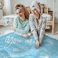 thumbnail image 6 of Yibo Christmas, Thanksgiving, Birthday Gifts for Women Blanket Flannel Soft and Comfortable Anti-static Bed Sofa Blanket, 6 of 7