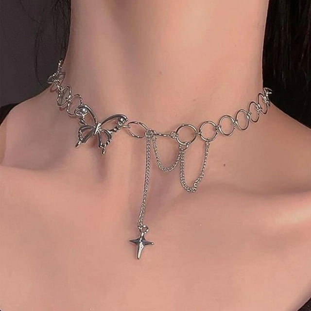 Collar para mujer, joyería para mujer, collar con colgante de borla de moda para mujer, joyería de regalo, collar para mujer