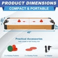 thumbnail image 2 of RayChee 40in Air Hockey Table with 2 Pucks, 2 Pushers, Portable Electric Game for Kids & Adults, 2 of 8