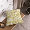 thumbnail image 5 of KLL Cute Sunflower Decorative Throw Pillow Covers Velvet Soft for Couch Sofa Bedroom Living Room Outdoor (No pillow core)- 16"x16", 5 of 5
