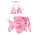 thumbnail image 4 of Traje de baño de tres piezas cómodo con almohadilla en el pecho sin aros para mujer OAVQHLG3B Store lin121212, 4 of 4
