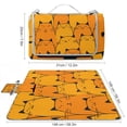 thumbnail image 2 of Awypu Fat Orange Cats Square Outdoor Picnic Mat 58.3x58.3in, 2 of 6