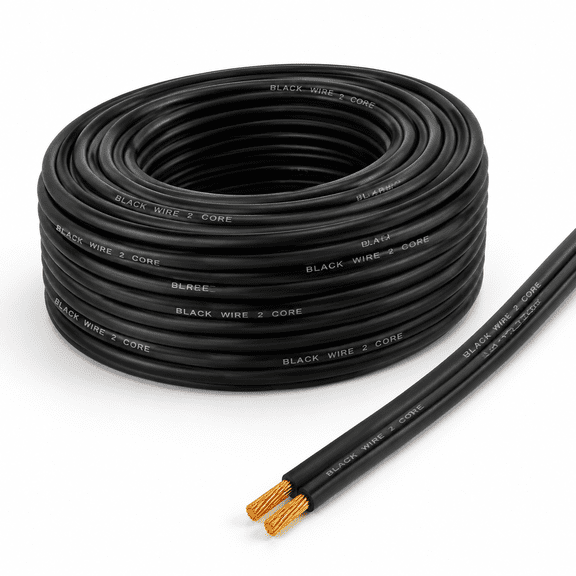 200ft 12 Gauge 12/2 Low Landscape Wire Black