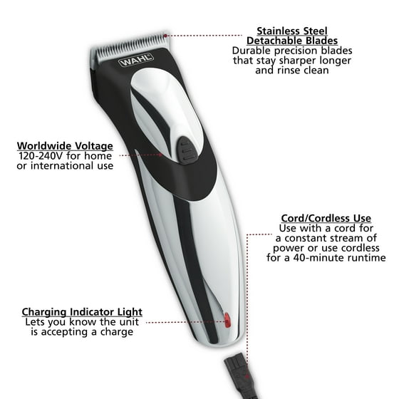 Wahl Wahl Haircut & Beard Cord/Cordless Clipper with Worldwide
