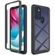 thumbnail image 1 of wonima11 Case for Motorola Moto G60s, Anti-Fall and Shock-Absorbing Protective Flip Case, Blue, 1 of 1