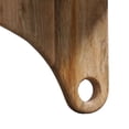 thumbnail image 6 of 36" Round Coffee Table Handcrafted Grooved Edge Top Natural Brown Mango Wood, 6 of 6