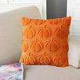 thumbnail image 5 of hociret Plush 3D Pumpkin Throw Pillows - Fall/Halloween/Thanksgiving Decor, Cozy Textured Cushions for Couch/Bed, Multiple Autumn Colors, 5 of 5