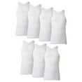 thumbnail image 2 of Men's Hanes 7990W7 Premium Cotton White A-Shirts - 7 Pack (White 2XL), 2 of 4