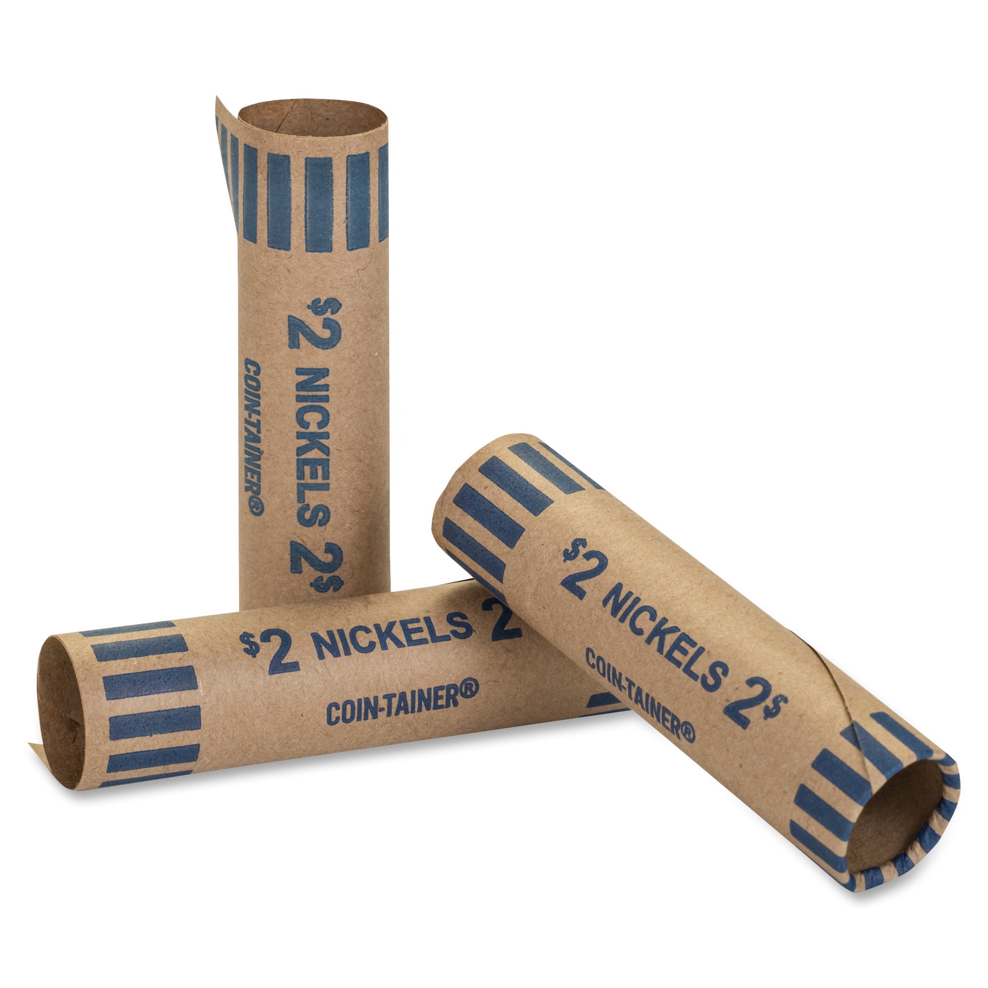 PAP-R, PQP20005, Tubular Coin Wrappers, 1000 / Box, Blue