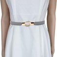 thumbnail image 3 of Ceinture Élastique Rétro pour Femmes Boucle en Métal Large, 3 of 9
