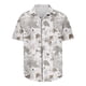 thumbnail image 4 of Blusa y camisa de manga corta con cuello vuelto para hombre, camisa informal de moda con estampado de hojas y solapa de manga corta, blusa para hombre, 4 of 4